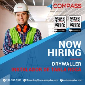 hiring drywaller